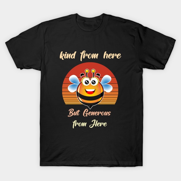 Cute Wholesome Bee Bee Kind Lovers-Honey Bees Lover  Gifts T-Shirt by Best1ne